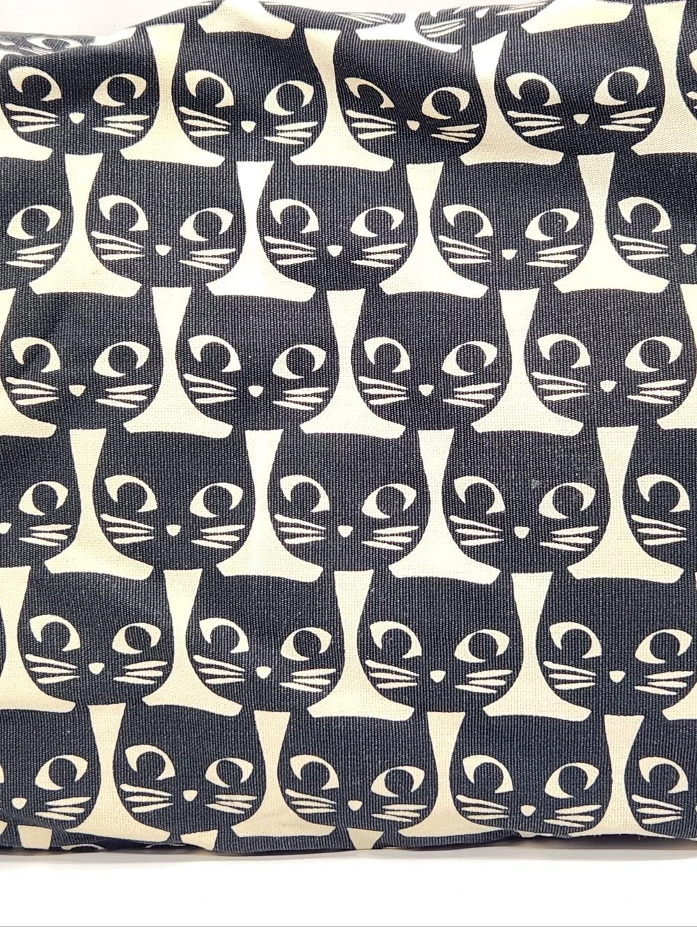 IKEA Black Cat MATTRAM Bolster Lumbar Pillows Niina Aalto Retro MCM 11x23